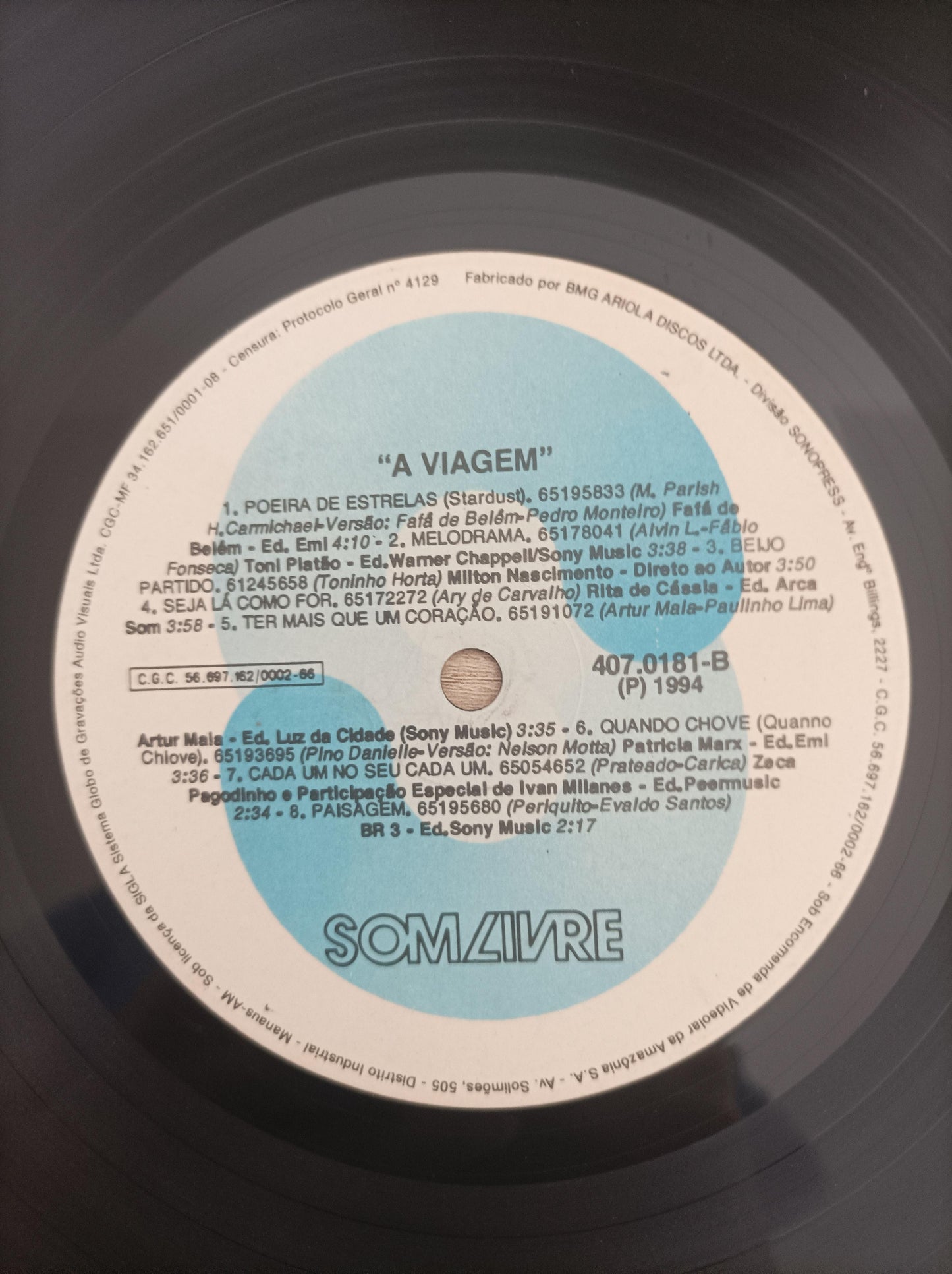 Lp Vinil A Viagem