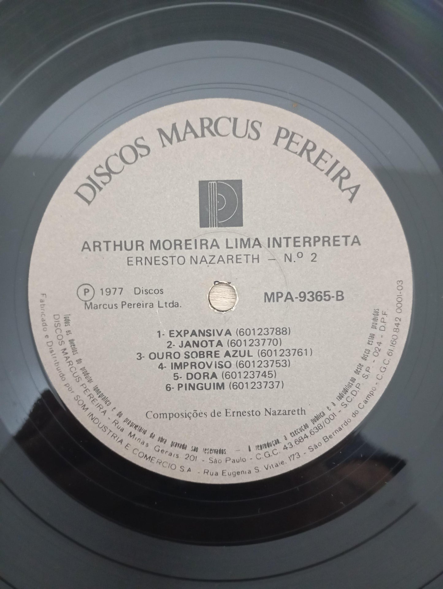 Lp Vinil Arthur Moreira Lima Ernesto Nazareth Nº 2 Duplo