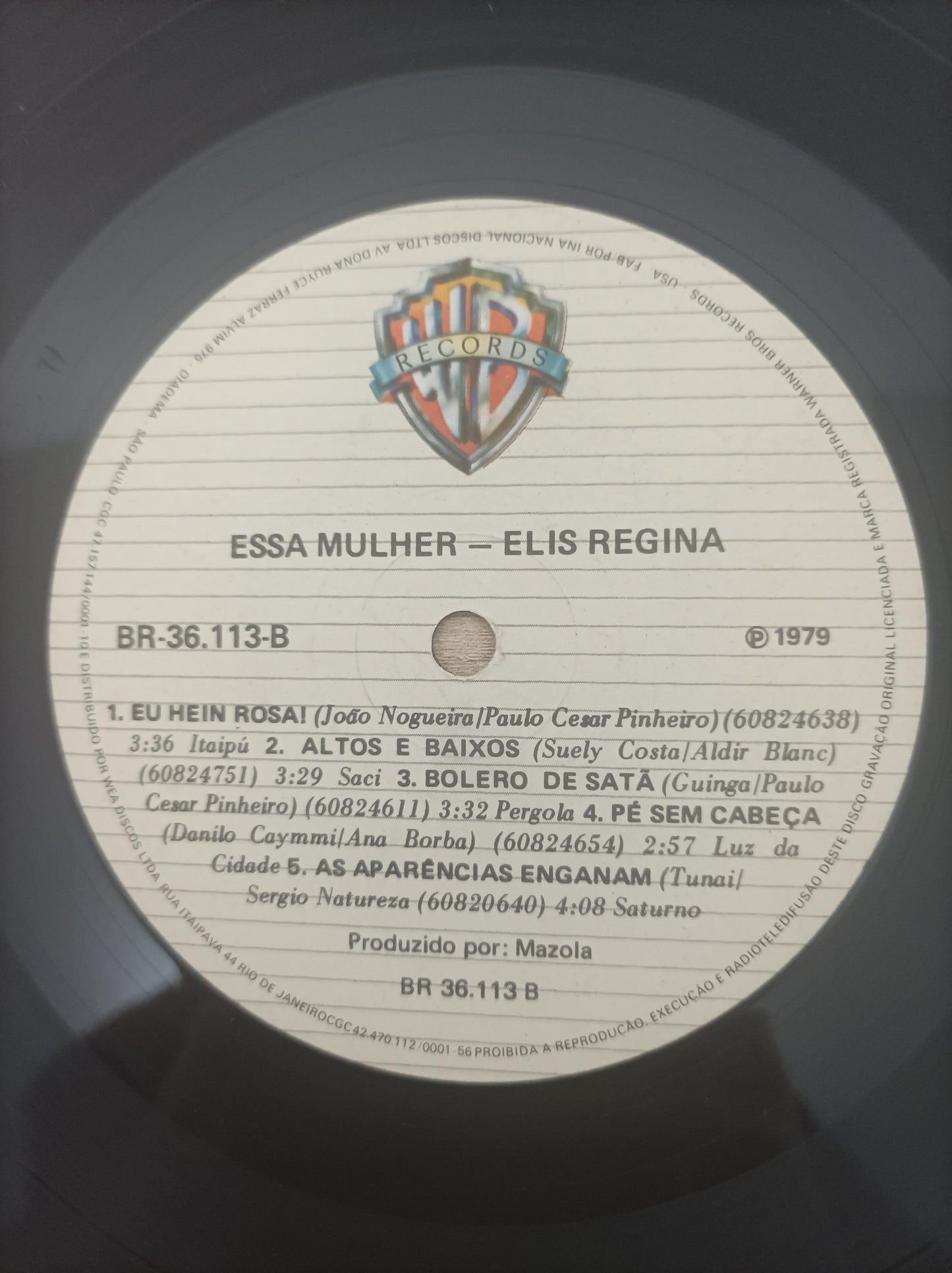 Lp Vinil Elis Regina Essa mulher Capa Dupla