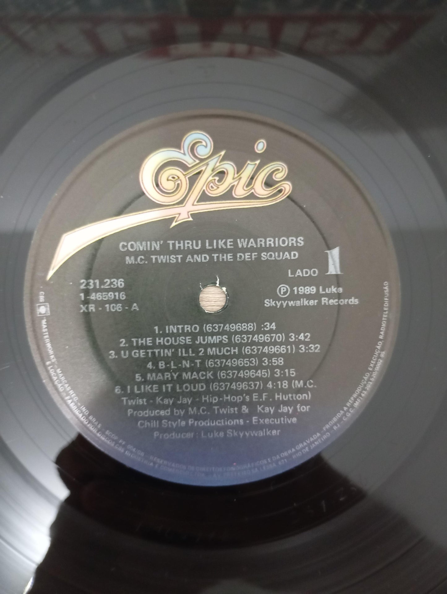 Lp Vinil MC Twist & The Def Squad Comin' Thru Like Warriors