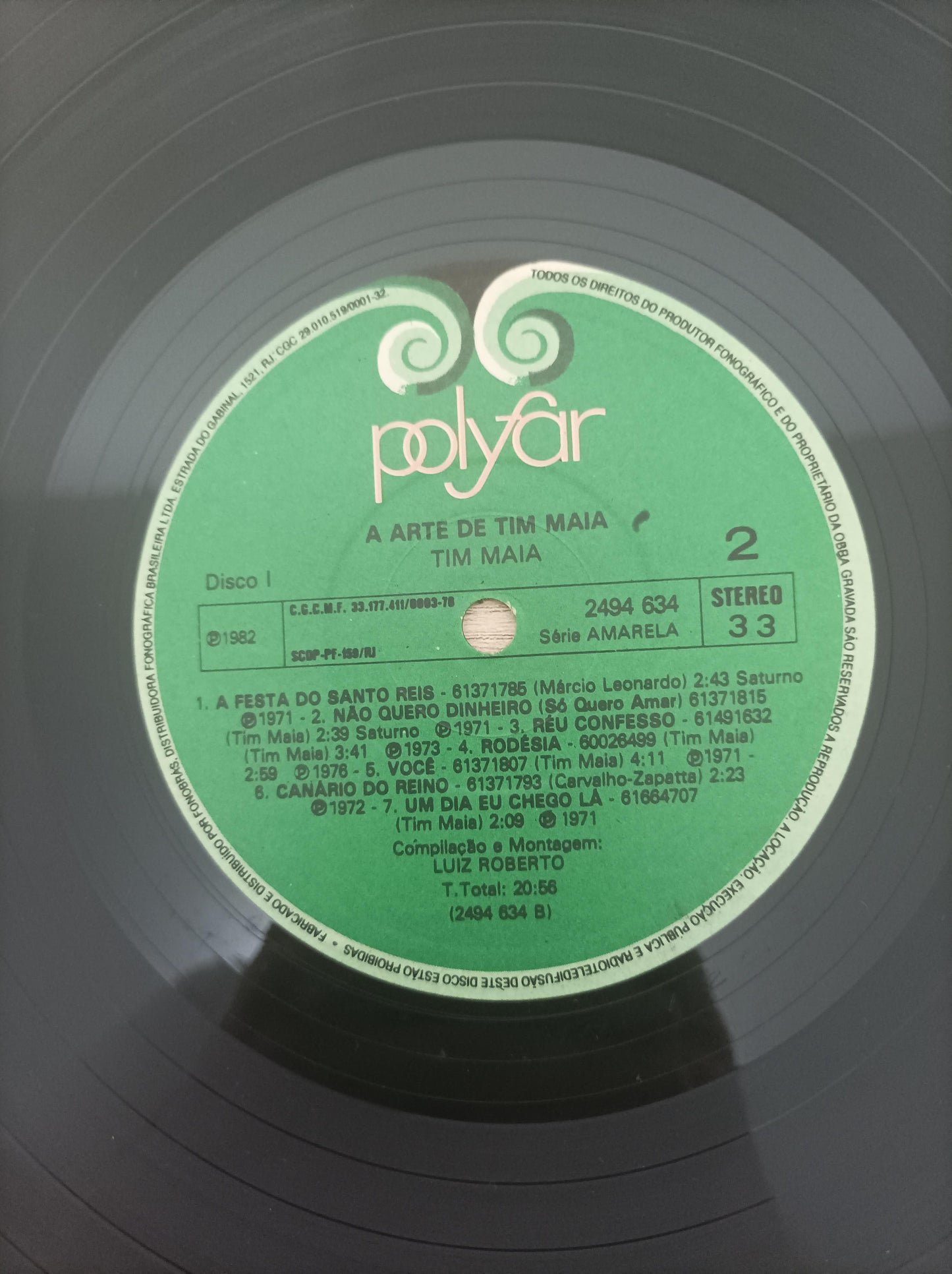 Disco Vinil A Arte de Tim Maia Duplo Com Encarte A