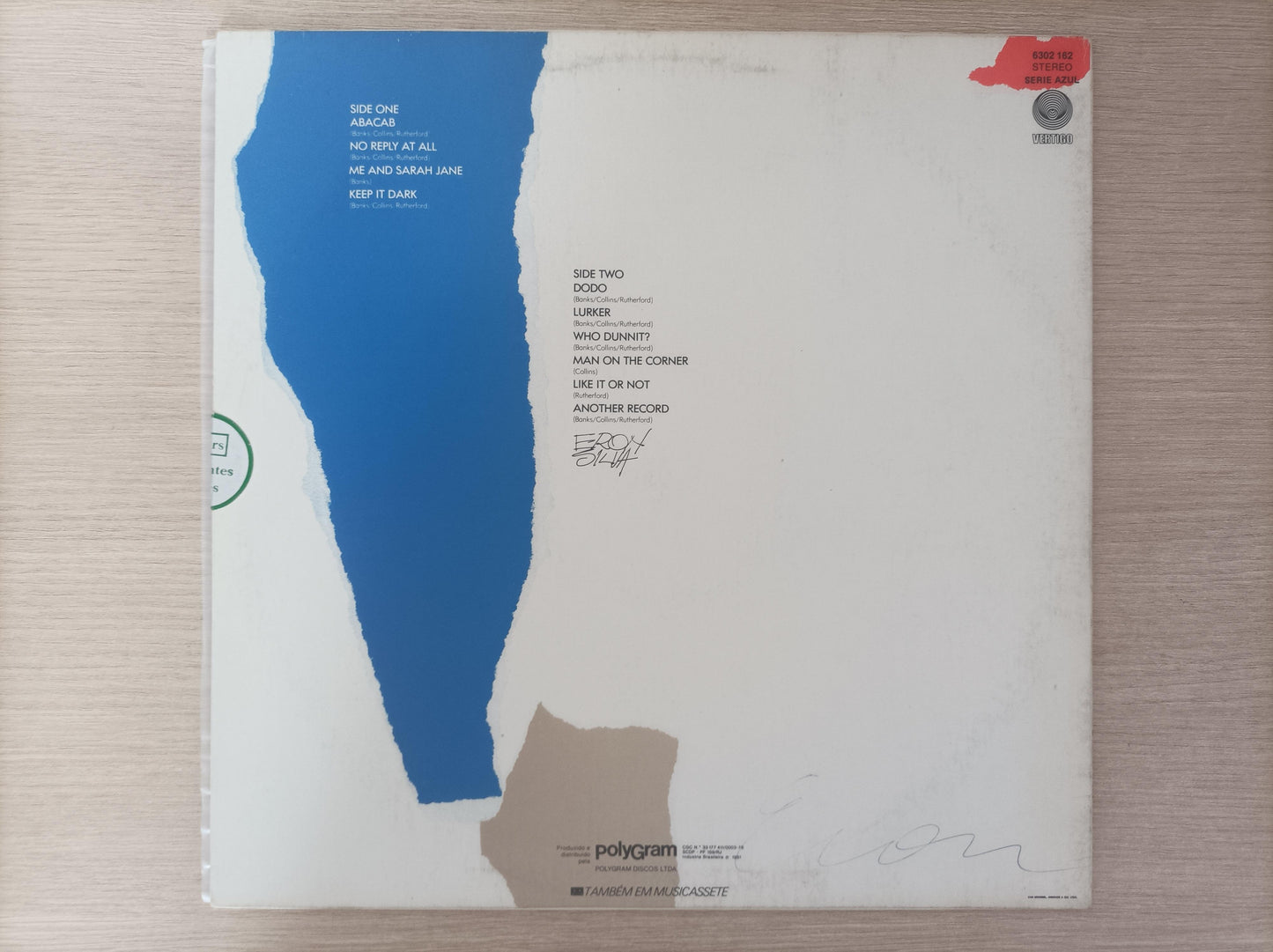 Disco Vinil Abacab Genesis A