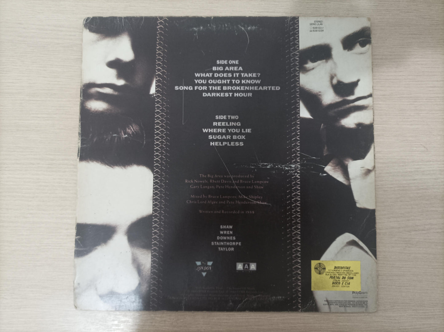 Lp Vinil Then Jerico The Big Area Com Encarte