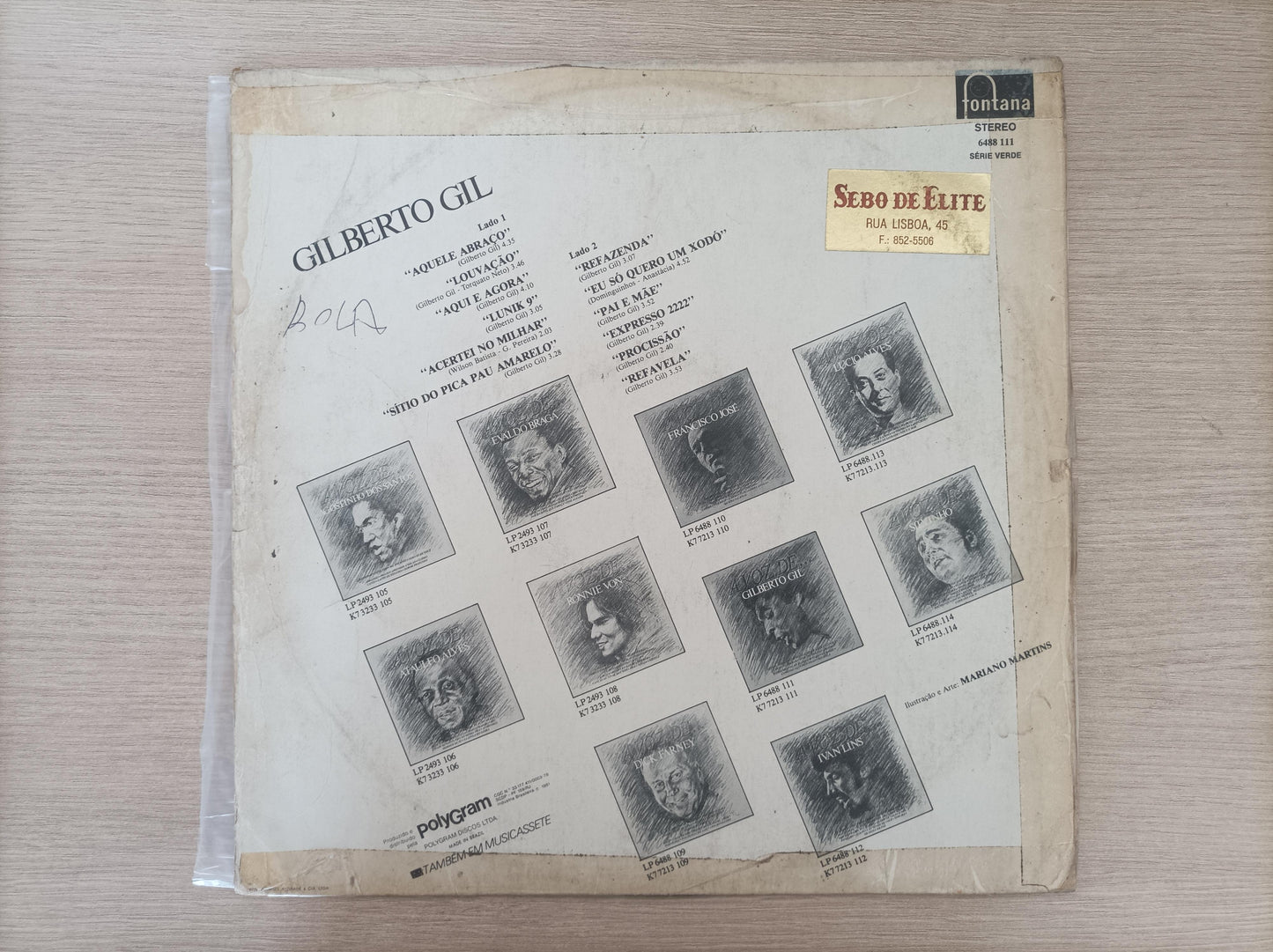 Lp Vinil Gilberto Gil A Voz de