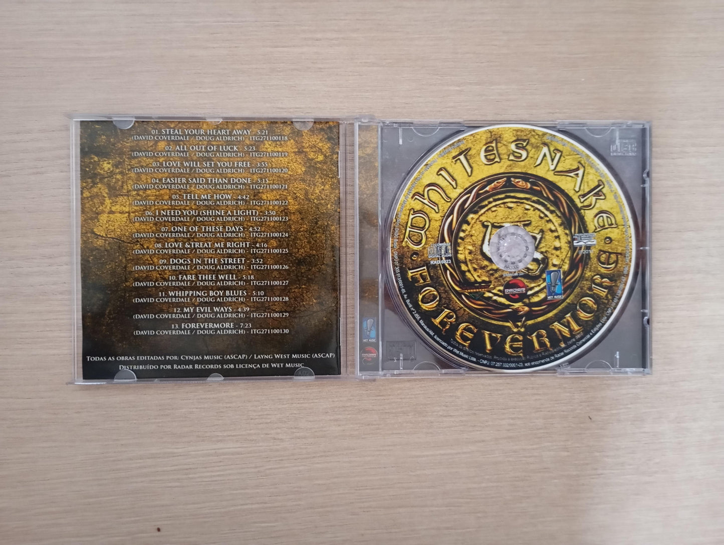 CD Whitesnake Forevermore