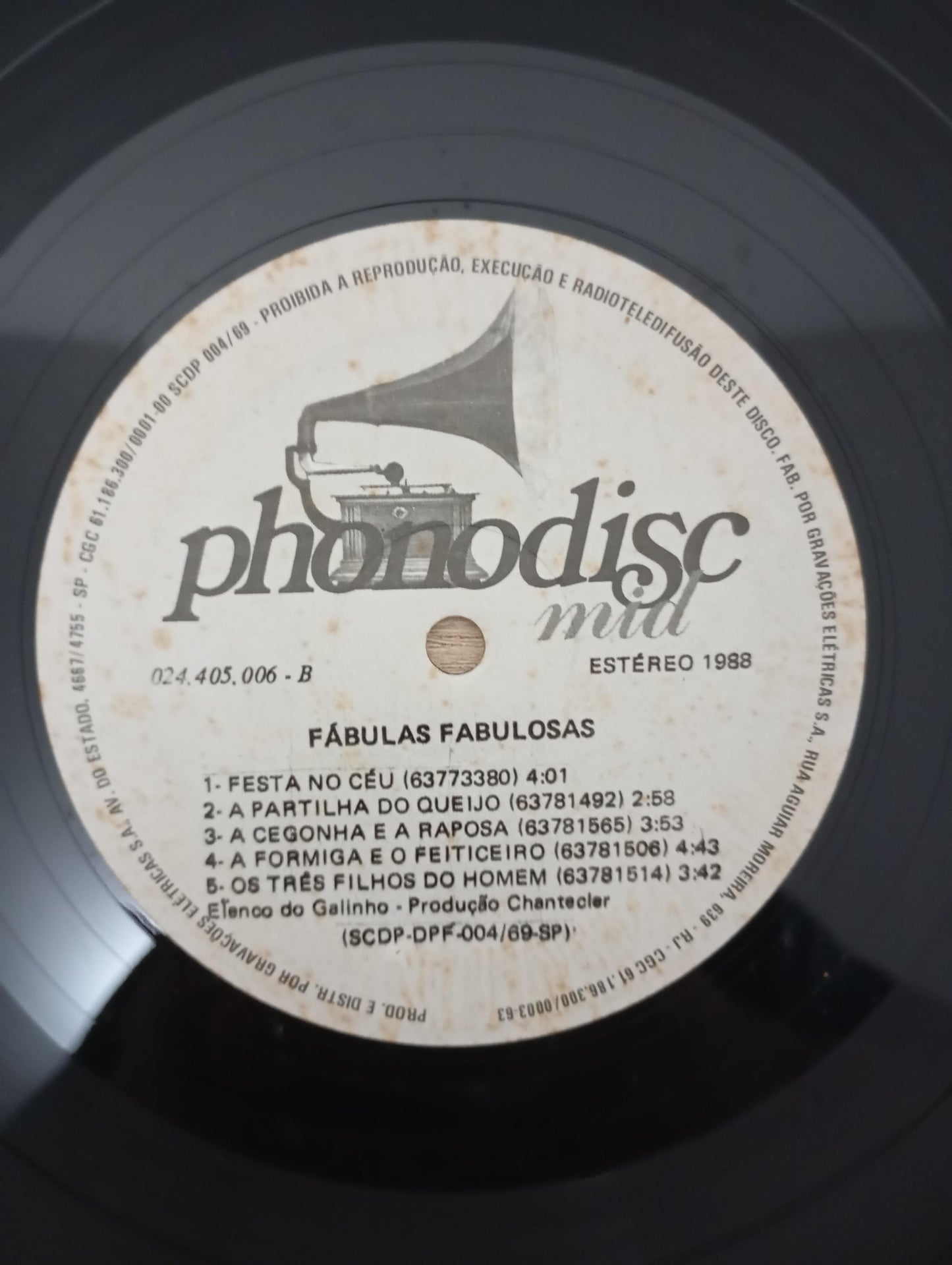 Lp Vinil Fábulas Fabulosas