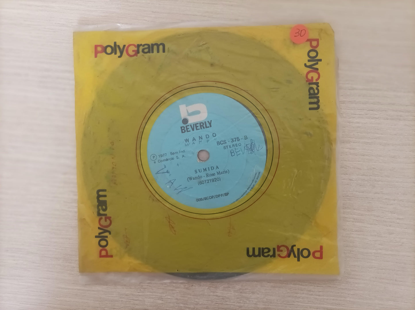 Compacto Vinil Wando Você Às Vezes Até Sou Eu