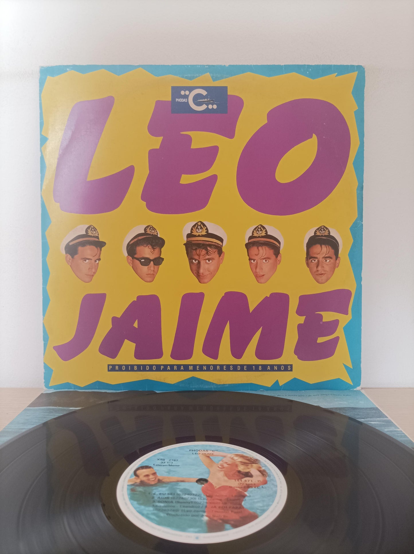 Lp Vinil Leo Jaime Phodas "C" Com Encarte