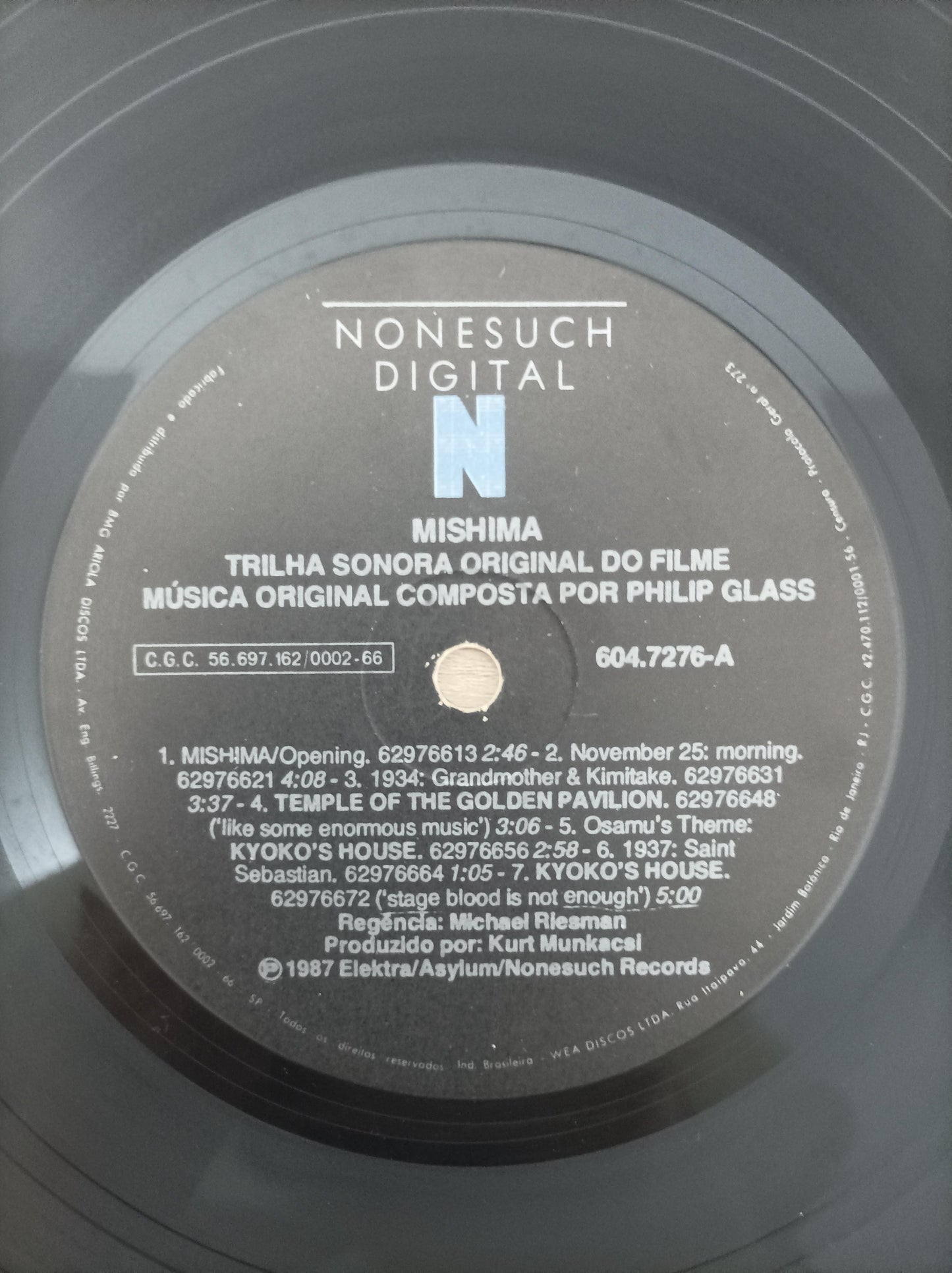 Lp Vinil Philip Glass Mishima