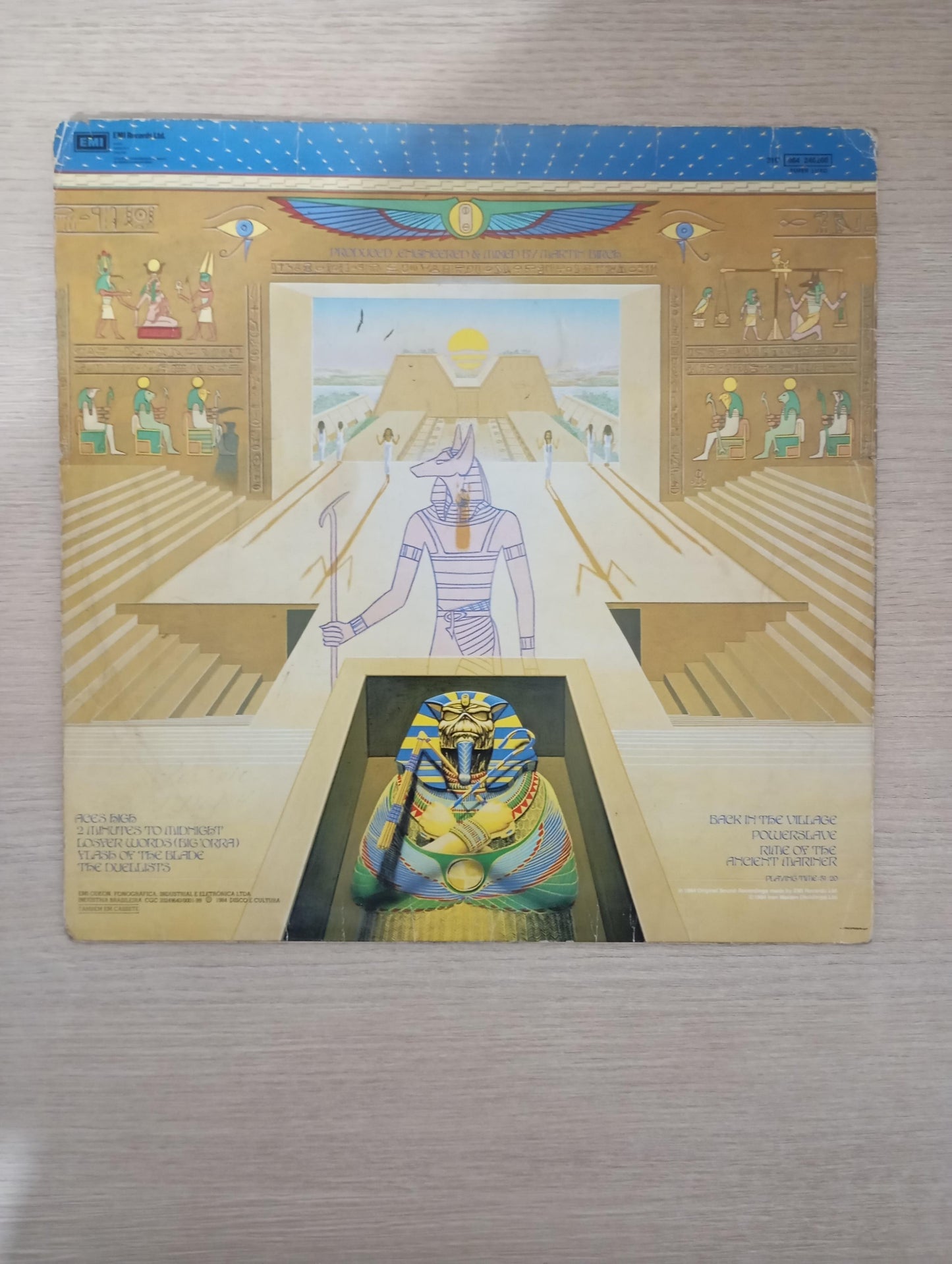 Lp Vinil Iron Maiden Powerslave