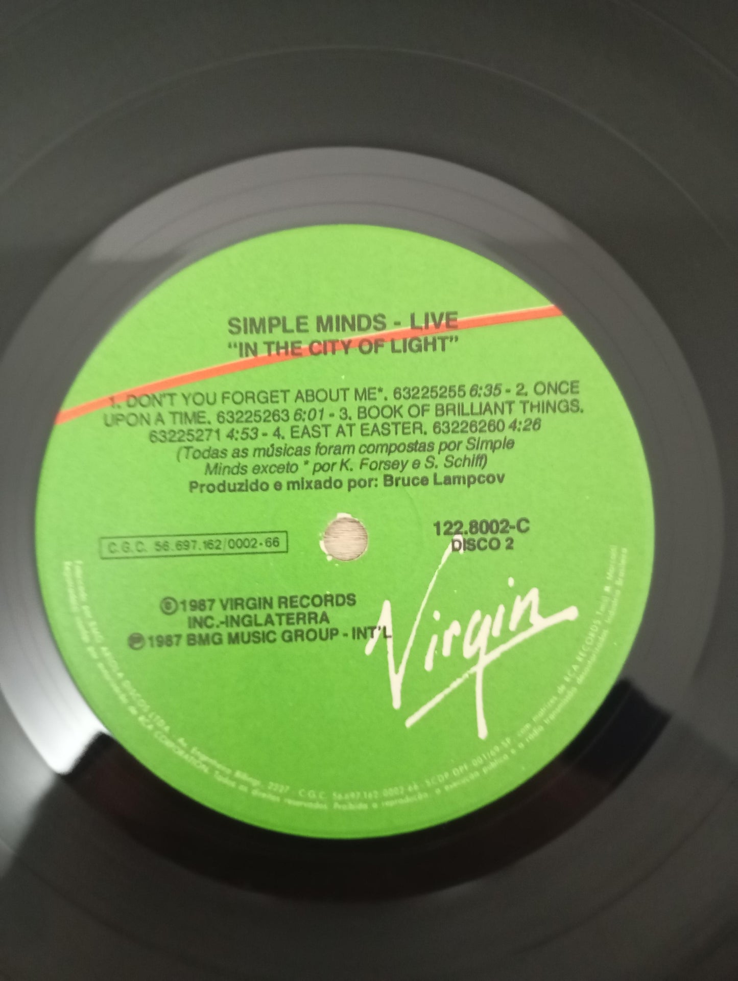 Lp Vinil Simple Minds Live In The City Of Light Duplo
