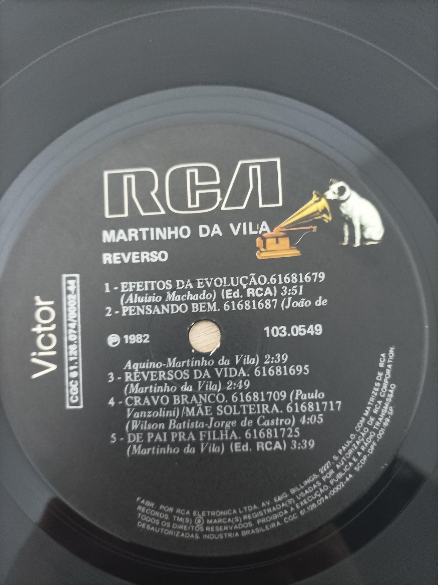 Lp Vinil Martinho Da Vila Verso... Reverso Com Encarte
