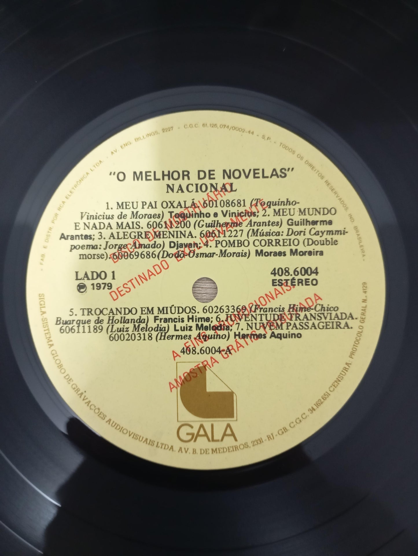 Lp Vinil Gala 79 Apresenta O Melhor de Novelas Nacional