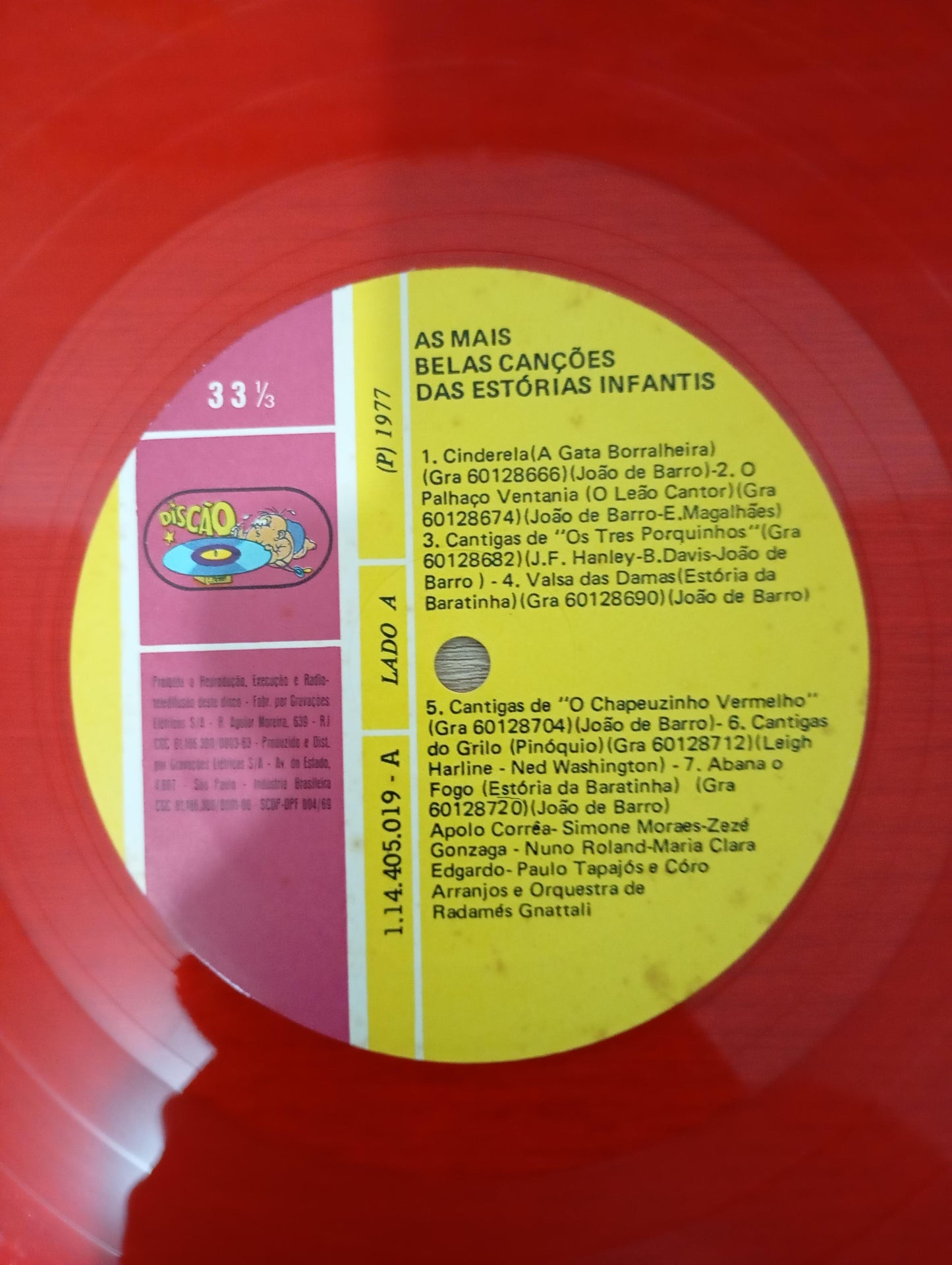 Lp Vinil As Mais Belas Canções Das Estórias Infantis