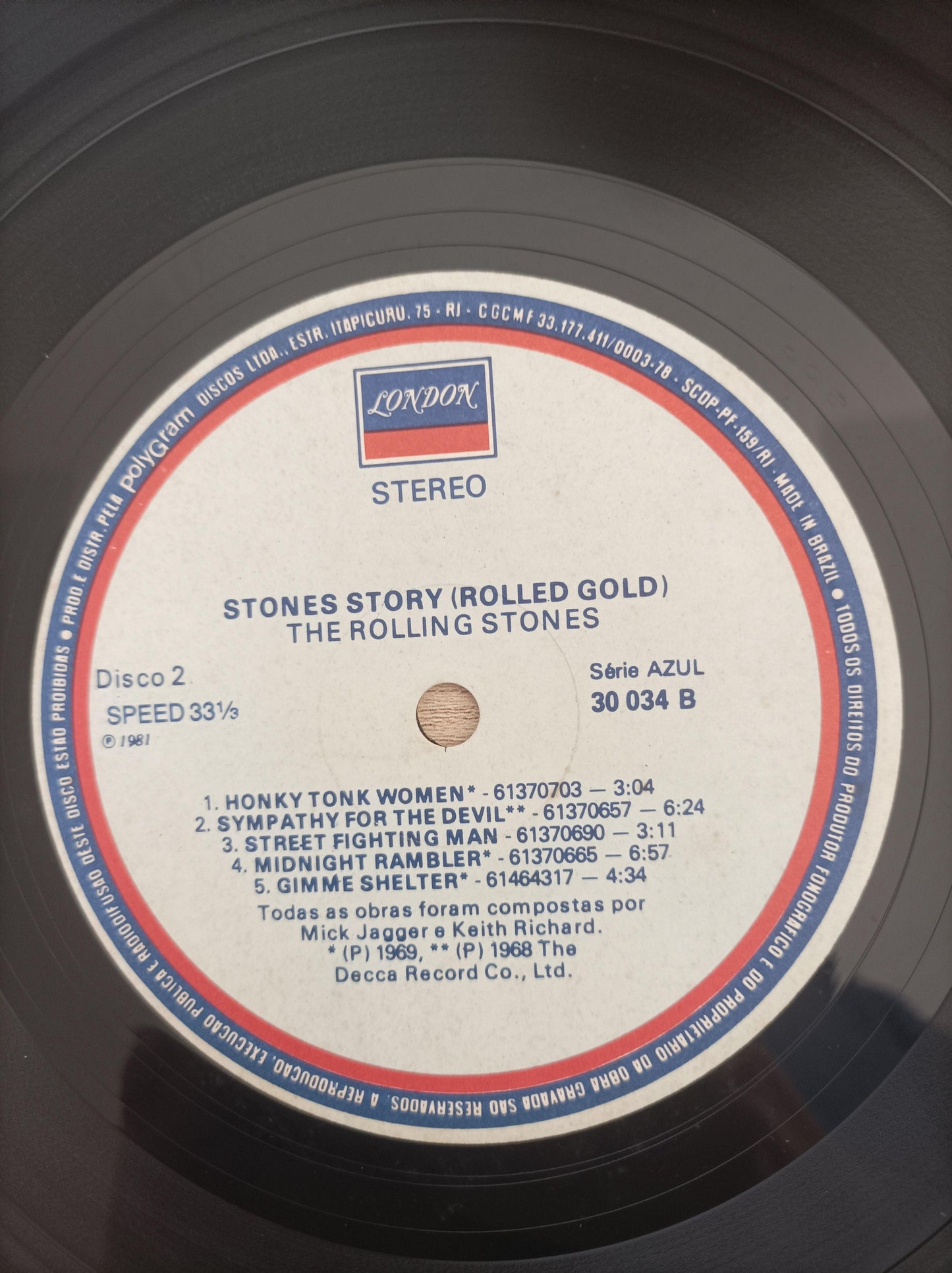 Disco Vinil Story The Rolling Stones Duplo A