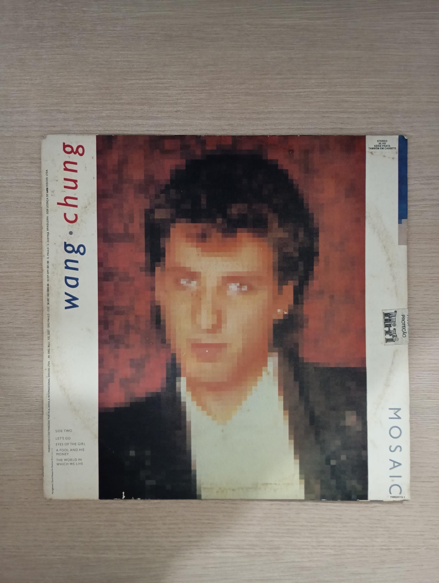 Lp Vinil Wang Chung Mosaic Com Encarte