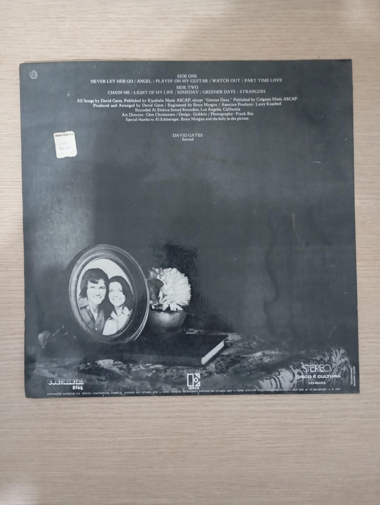 Lp Vinil David Gates Never Let Her Go