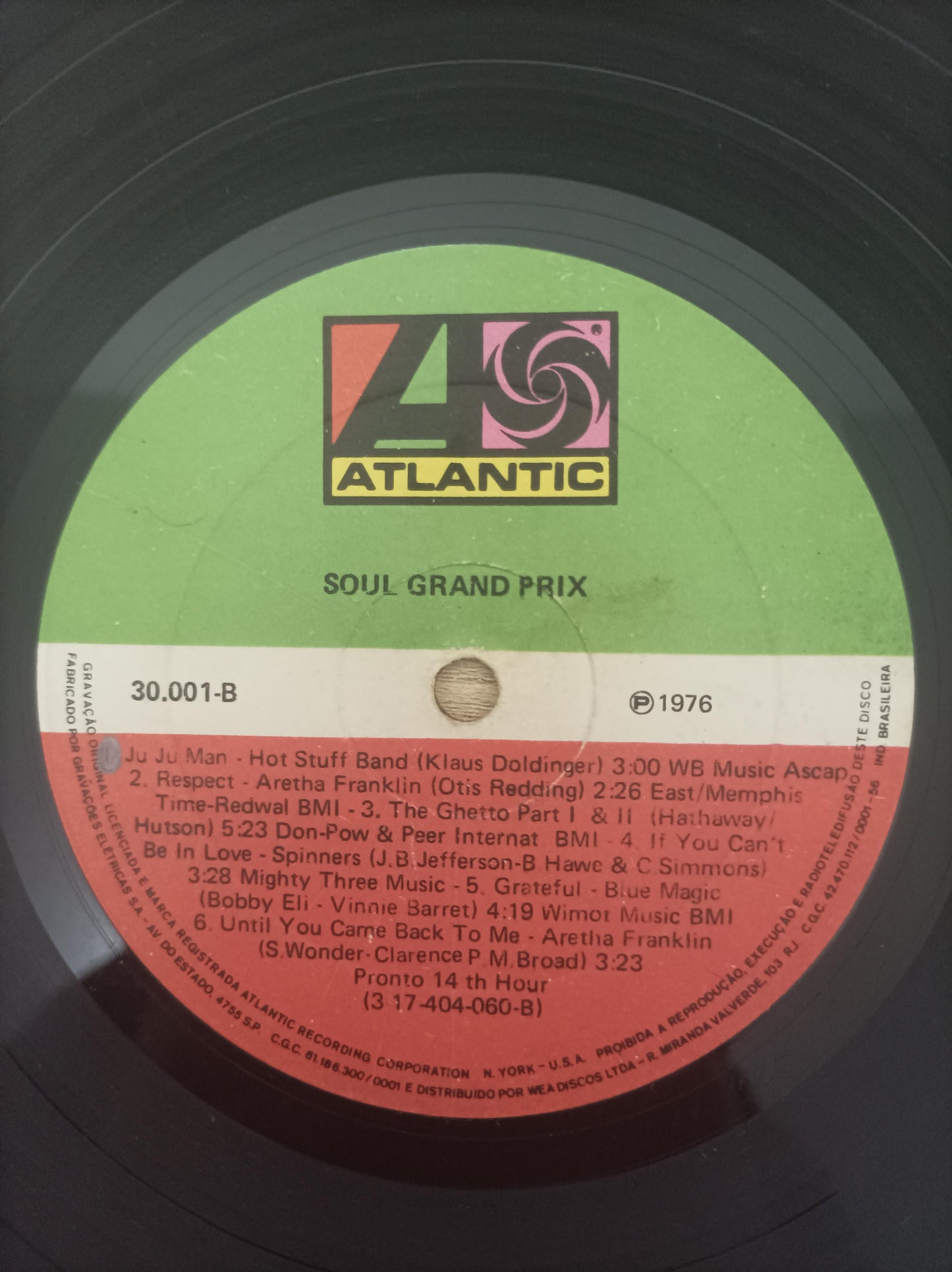 Disco Vinil Grand Prix Soul A