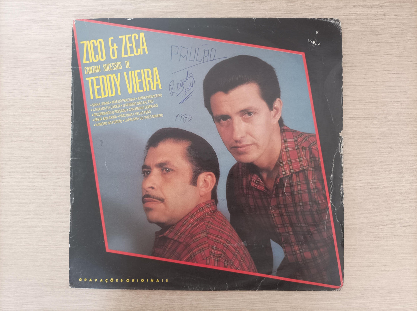 Lp Vinil Zico & Zeca Cantam Sucessos de Teddy Vieira
