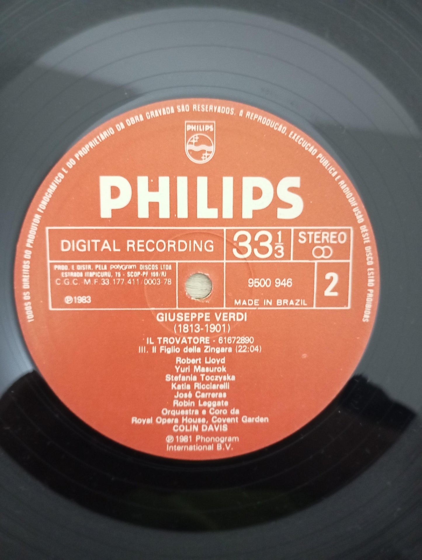 Lp Vinil Verdi Il Trovatore Box Triplo Com Encartes