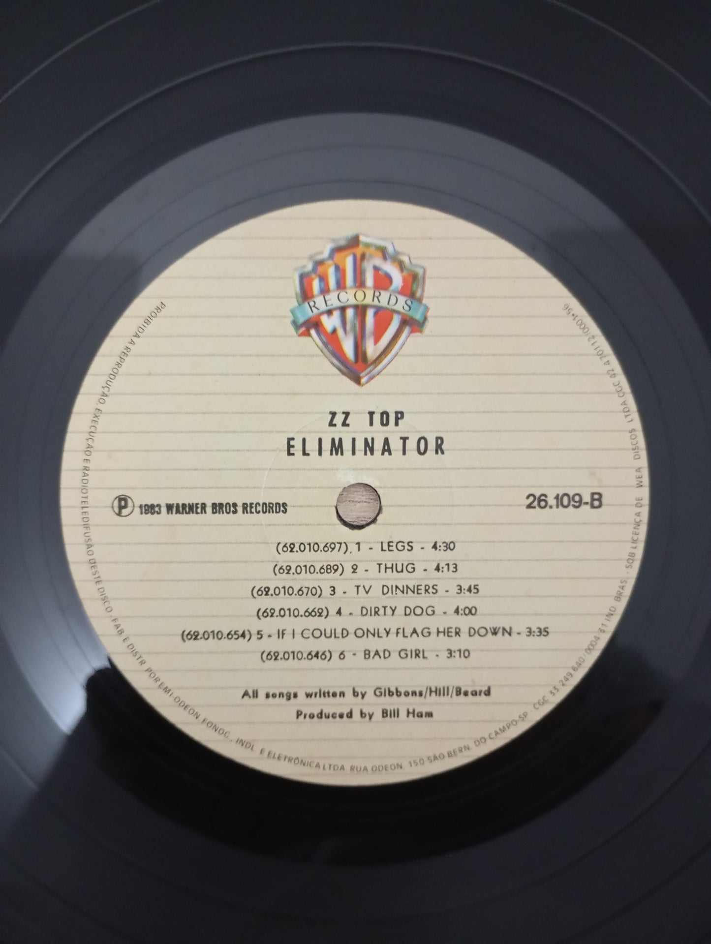 Lp Vinil ZZ Top Eliminator