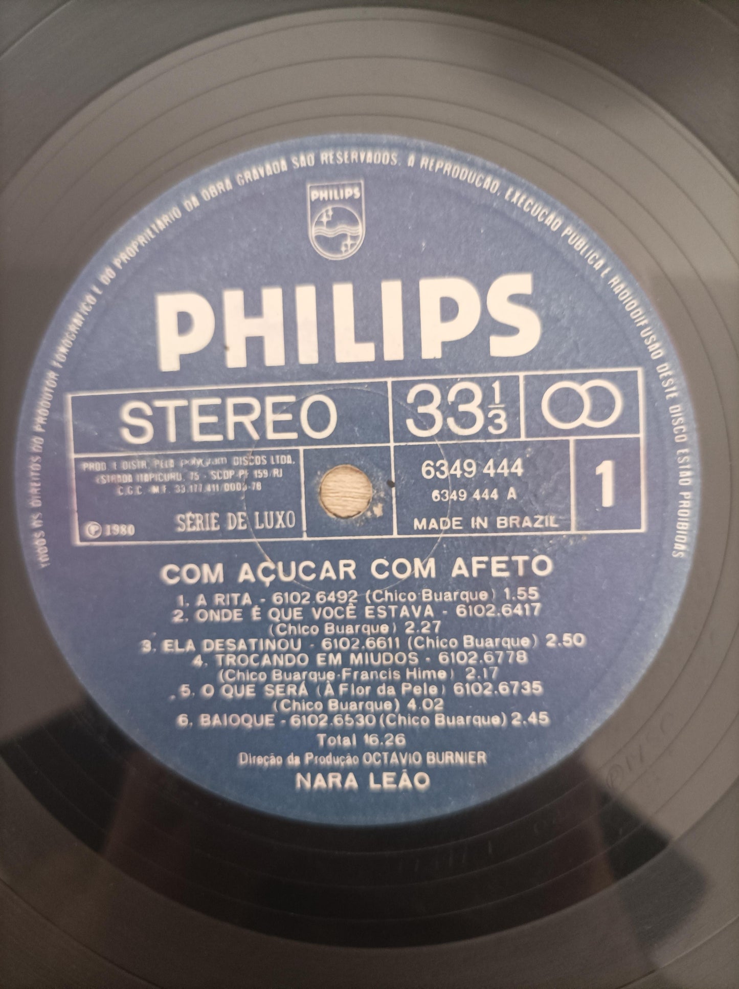 Lp Vinil Nara Leão Com Açúcar Com Afeto