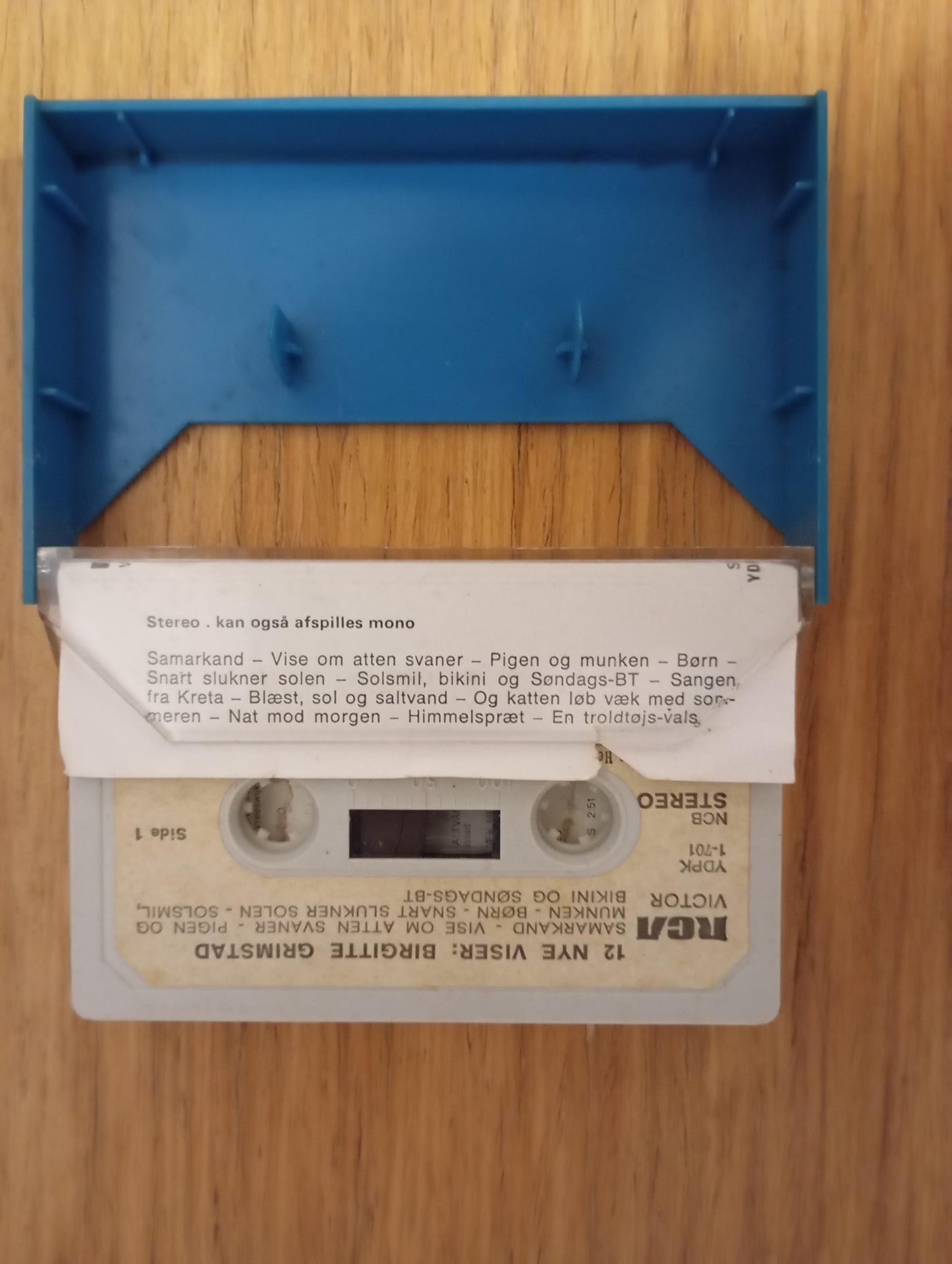 Fita K7 Cassete Birgitte Grimstad 12 Nye Viser Importado