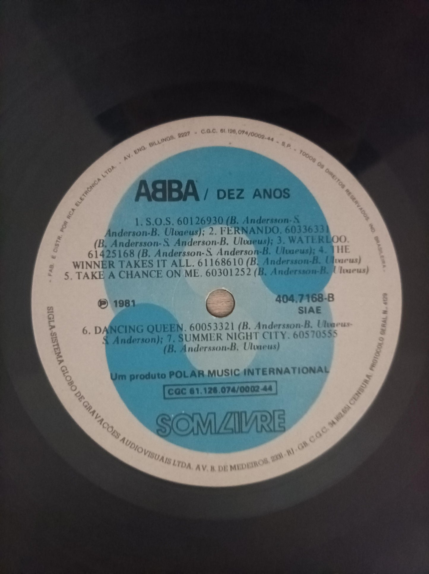 Lp Vinil ABBA Dez Anos