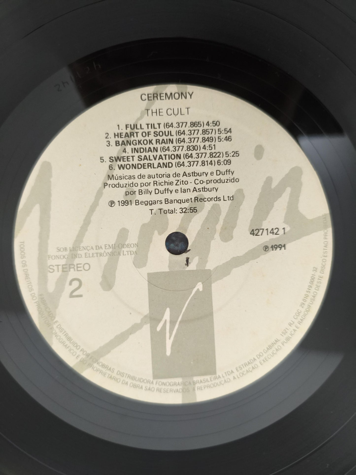 Lp Vinil The Cult Ceremony Com Encarte