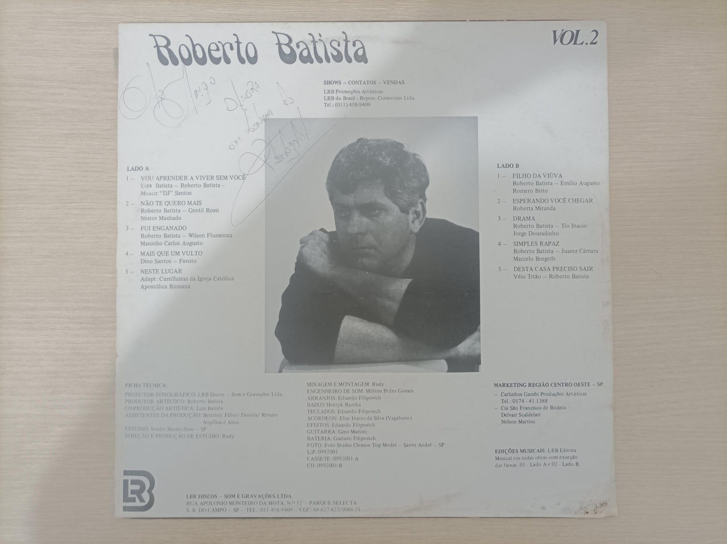 Lp Vinil Roberto Batista Vol. 2