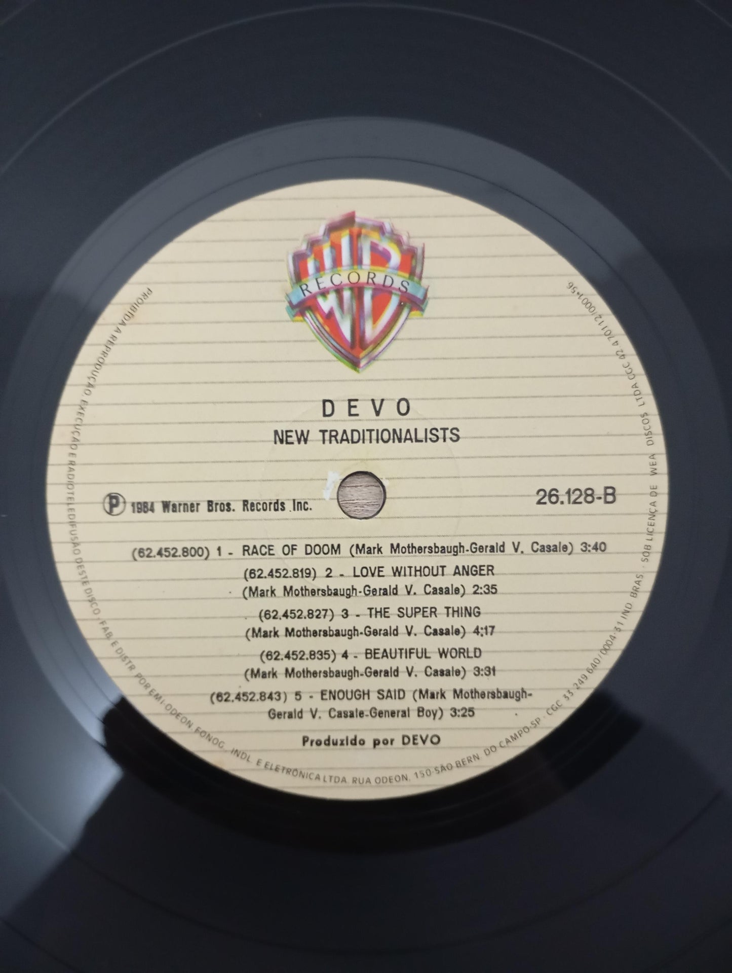 Lp Vinil Devo New Traditionalists