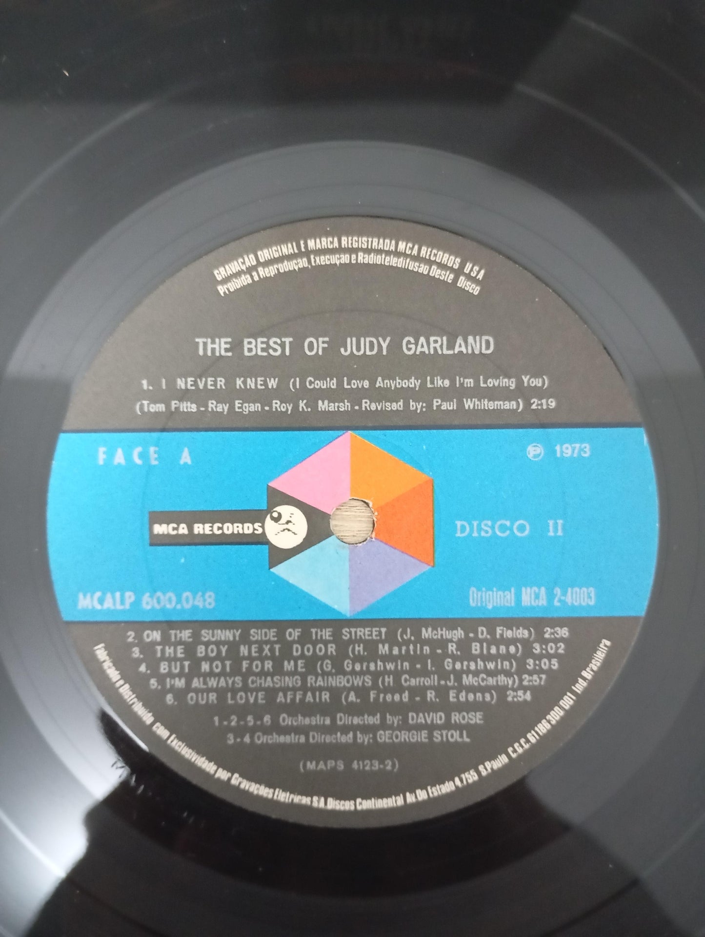 Lp Vinil Judy Garland The Best Of Judy Garland Duplo