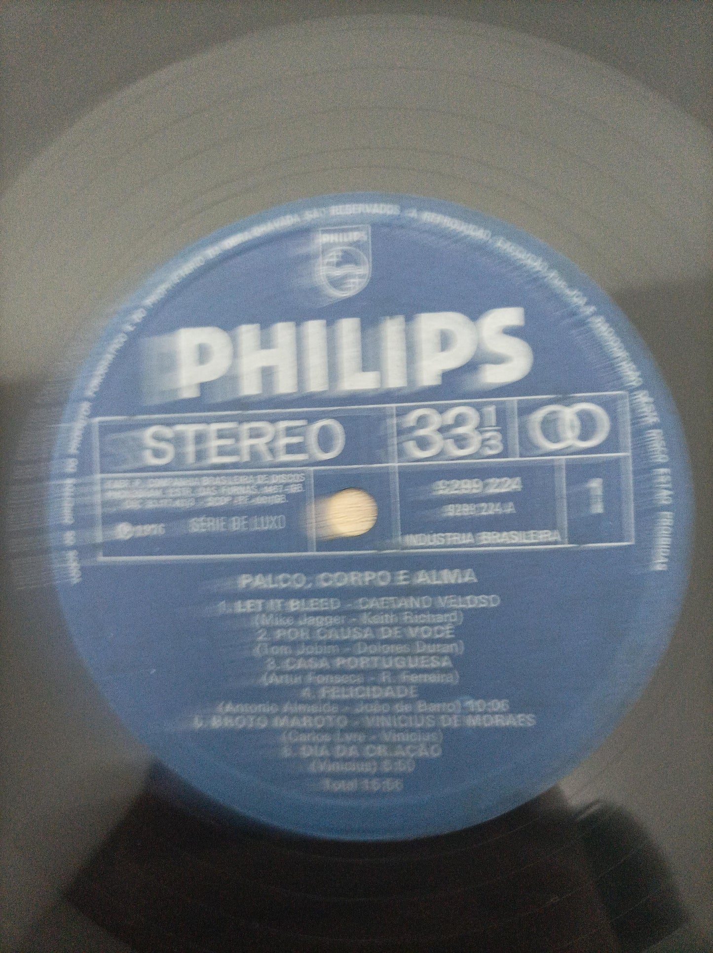Lp Vinil Palco Corpo e Alma Triplo Com Encarte
