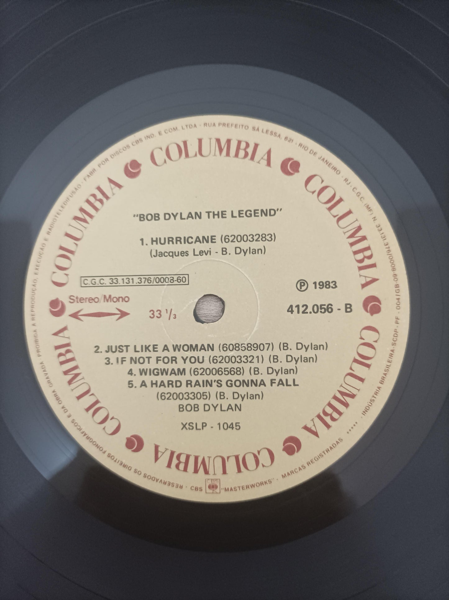 Lp Vinil Bob Dylan The Legend