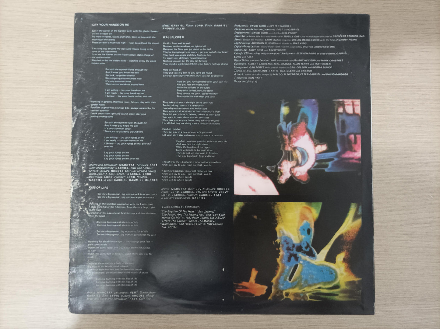 Lp Vinil Peter Gabriel Security Com Encarte