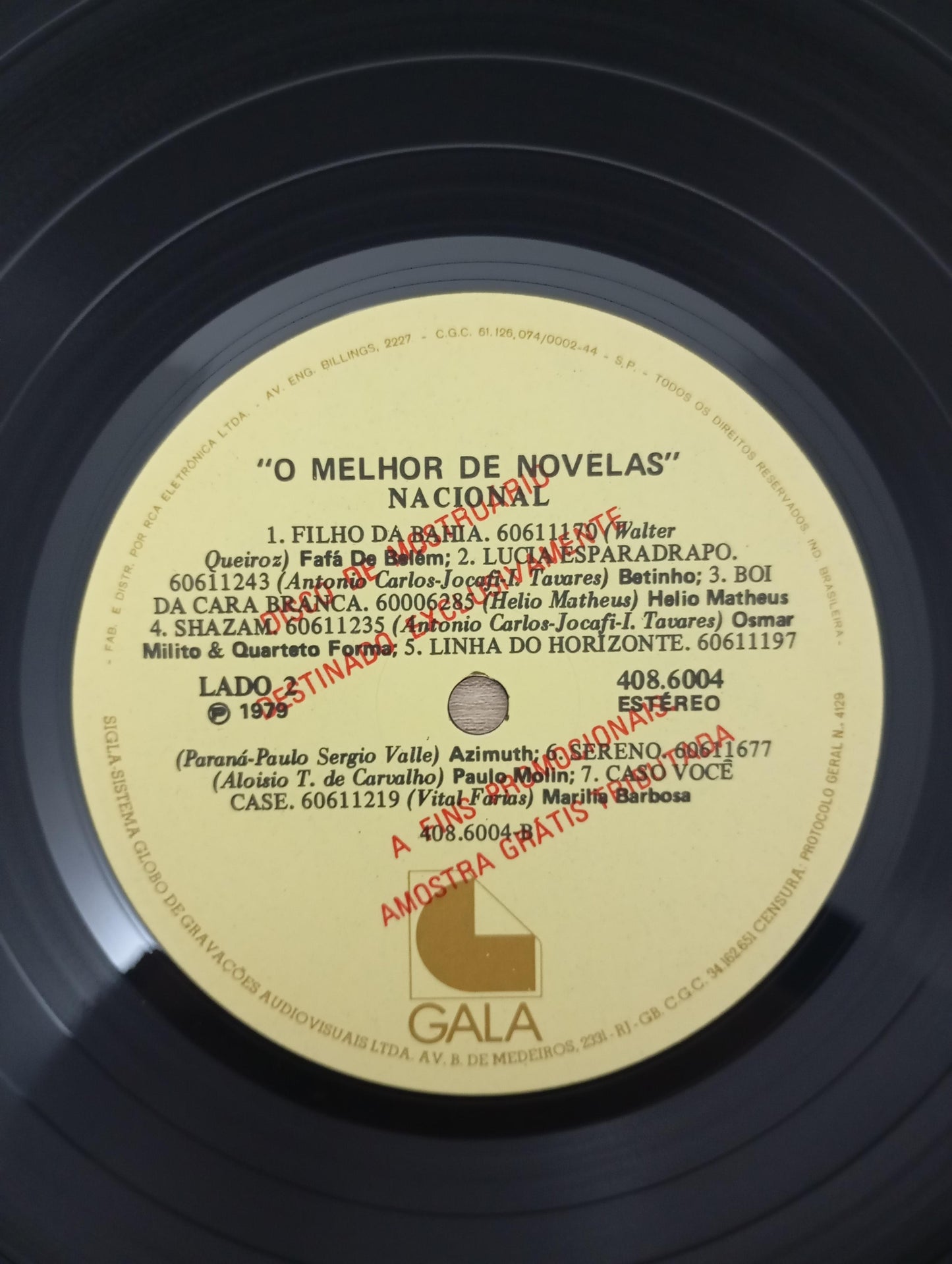 Lp Vinil Gala 79 Apresenta O Melhor de Novelas Nacional