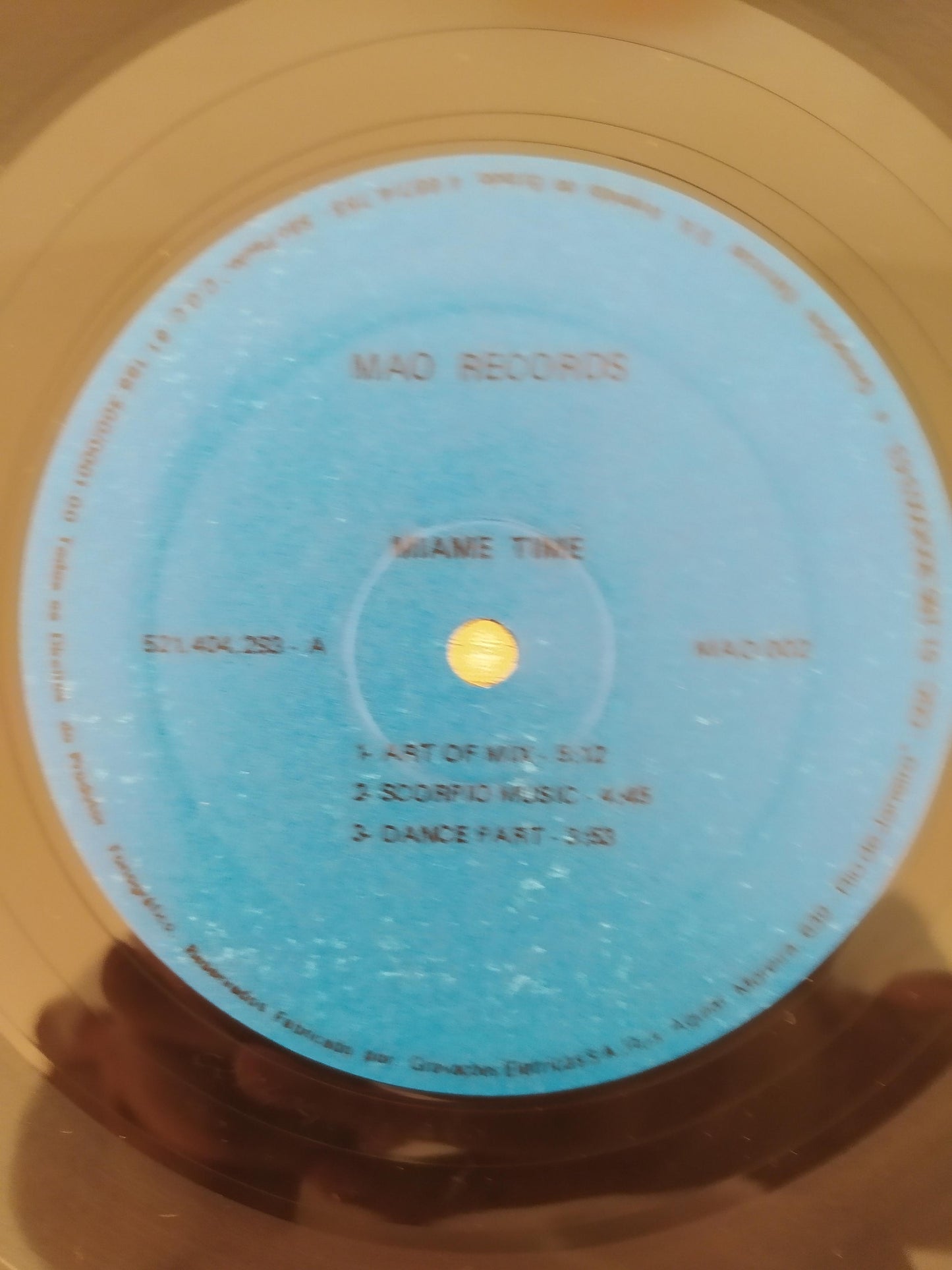 Lp Vinil MAO Records Miami Time