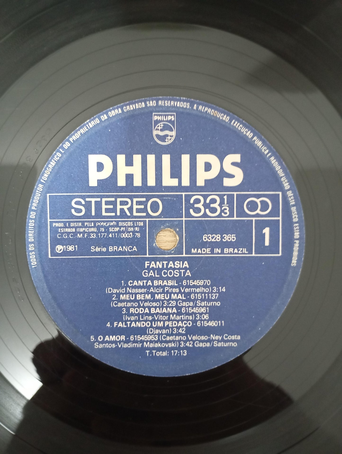 Lp Vinil Gal Costa Fantasia