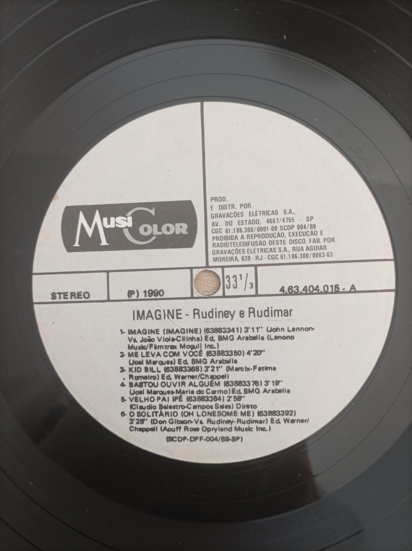 Lp Vinil Rudiney e Rudimar Imagine