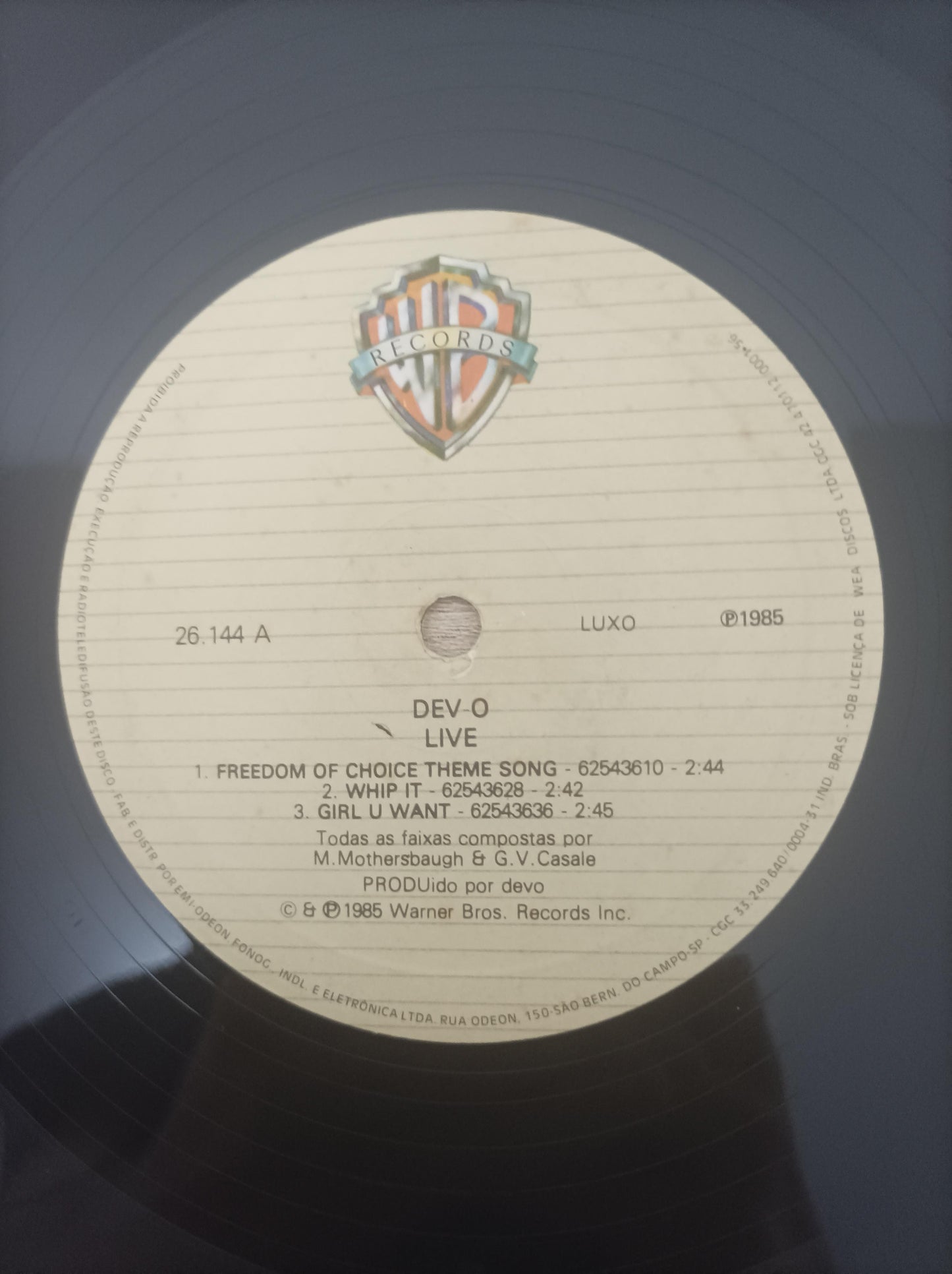 Lp Vinil Devo Live