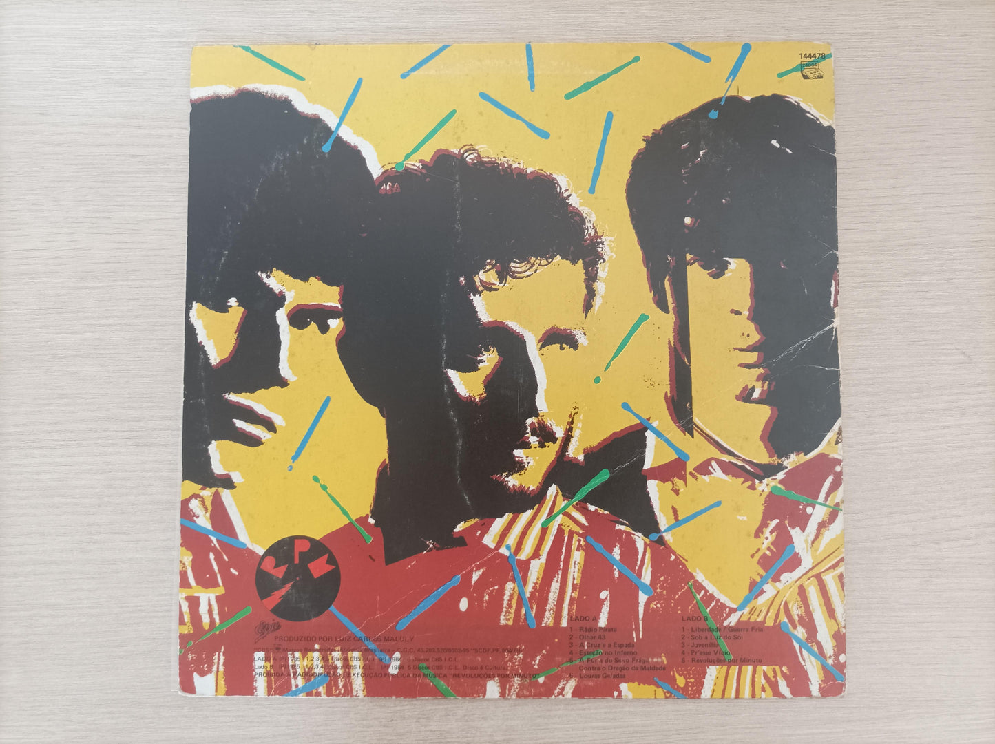 Lp Vinil RPM Revoluções Por Minuto Com Encarte