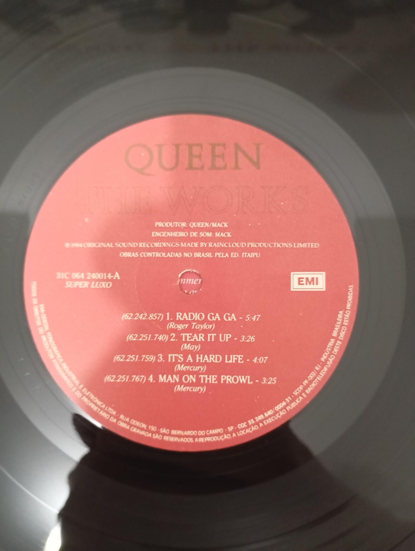 Lp Vinil Queen The Works Com Encarte