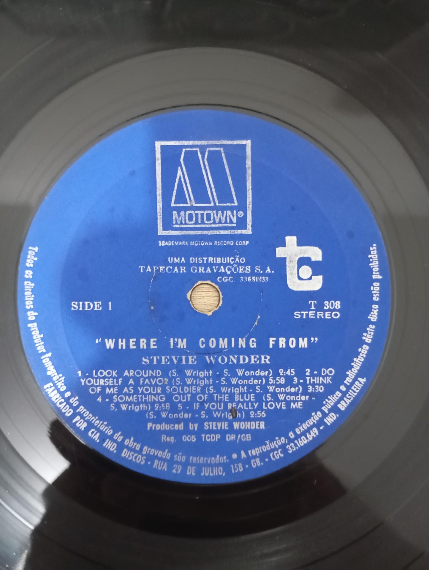 Lp Vinil Stevie Wonder Where I'm Coming From Capa Dupla