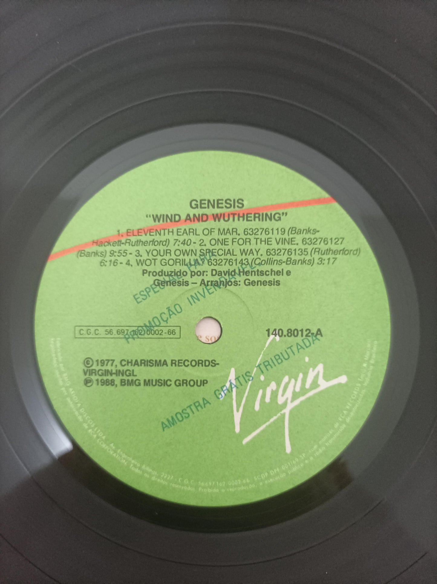 Lp Vinil Genesis Wind & Wuthering Com Encarte