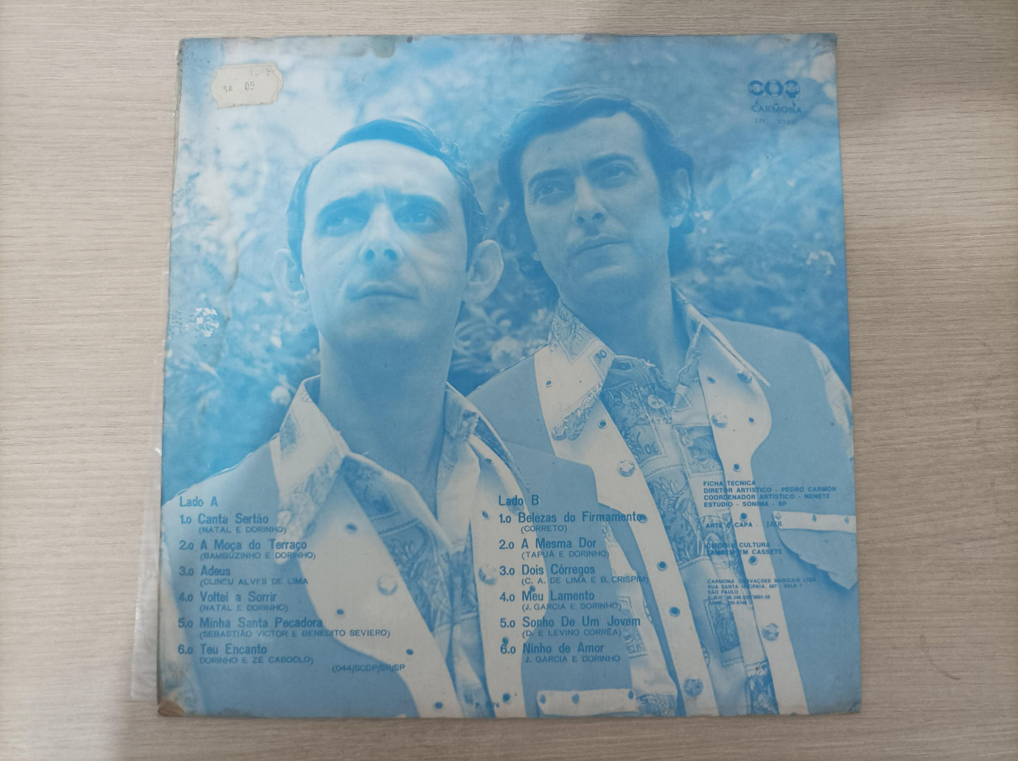 Lp Vinil Vadô e Ilsinho A moça do terraço