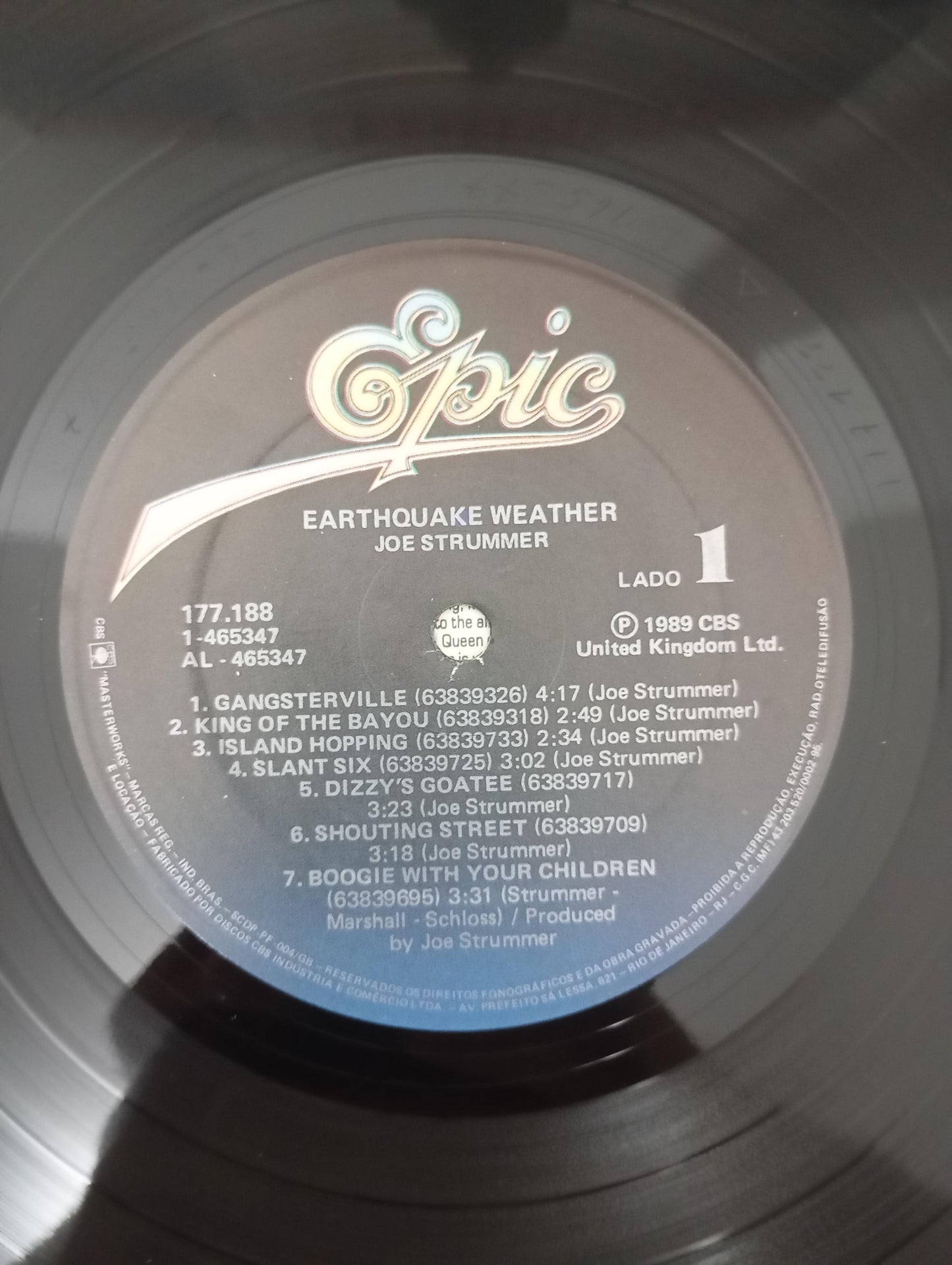 Lp Vinil Joe Strummer Earthquake Weather Com Encarte