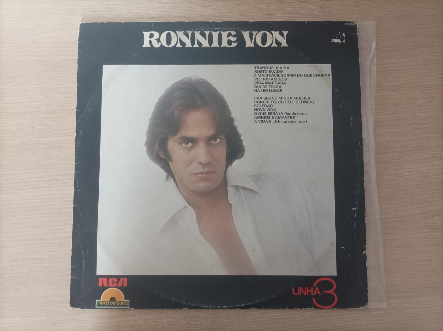 Lp Vinil Ronnie Von Linha 3 Disco de Ouro