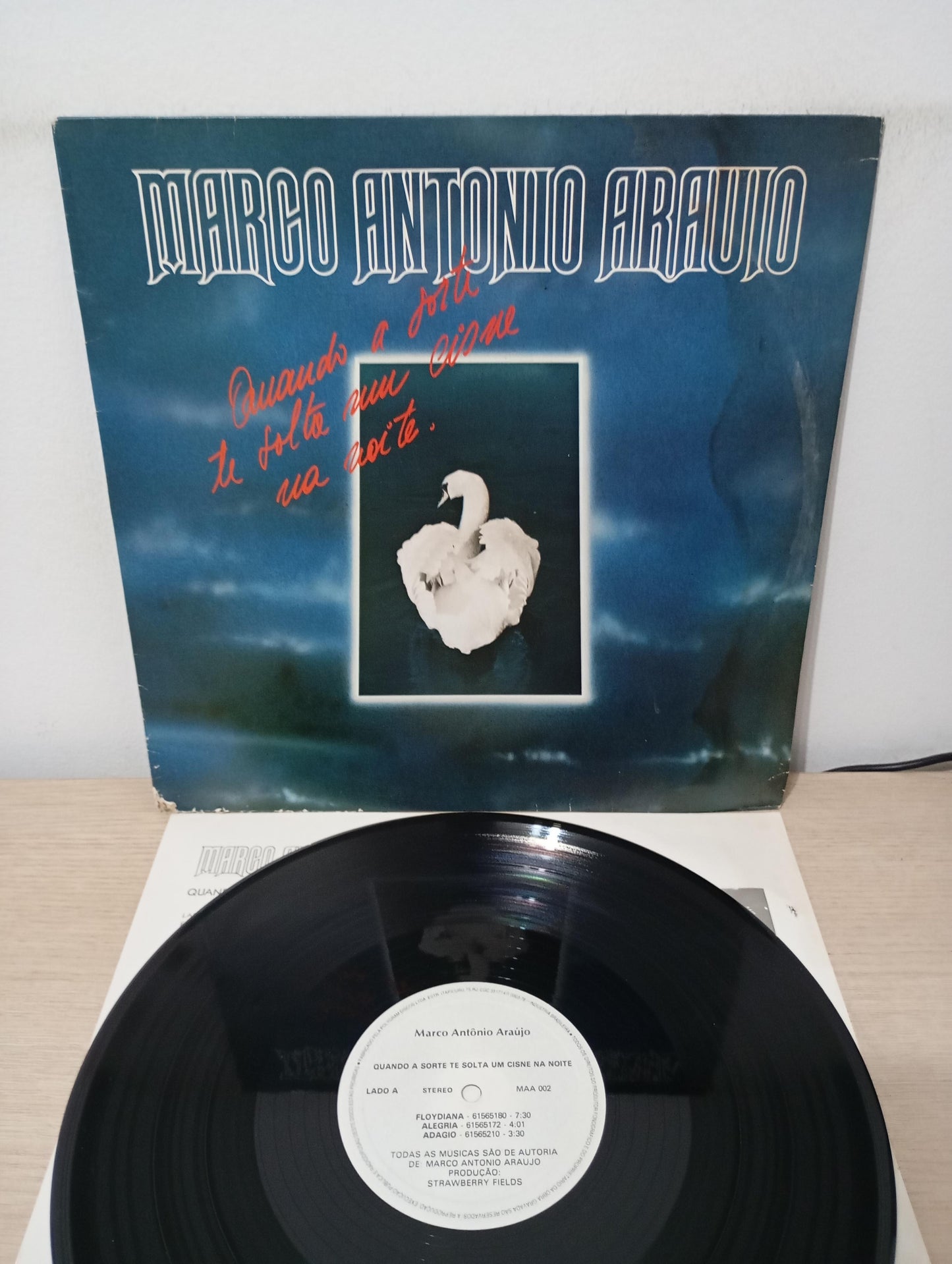 Lp Vinil Marco Antonio Araujo Quando Sorte Solta Cisne Noite