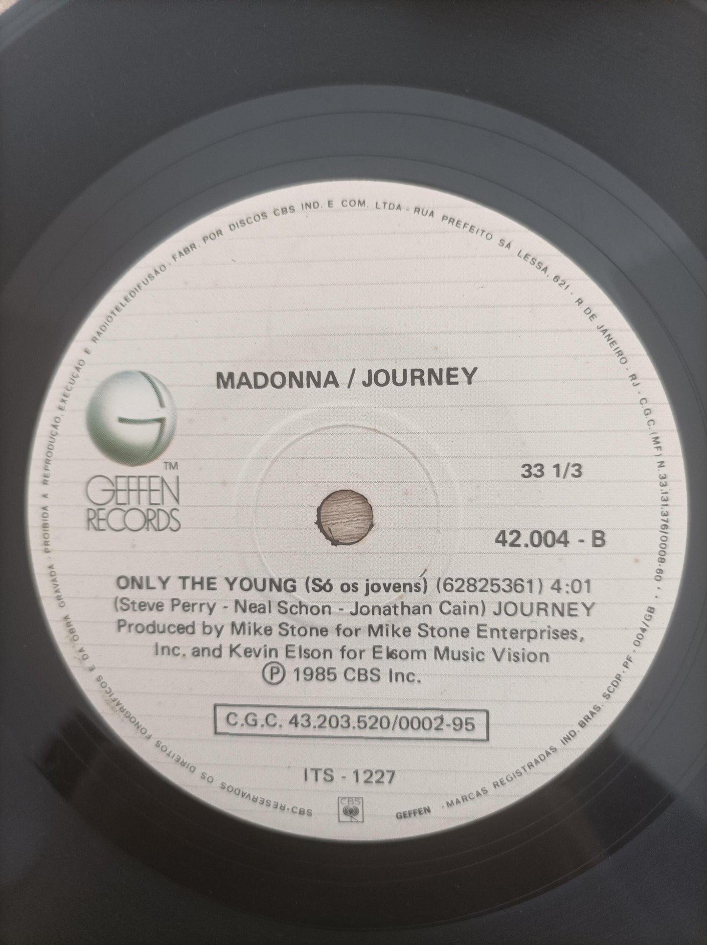 Compacto Vinil Madonna Crazy For You