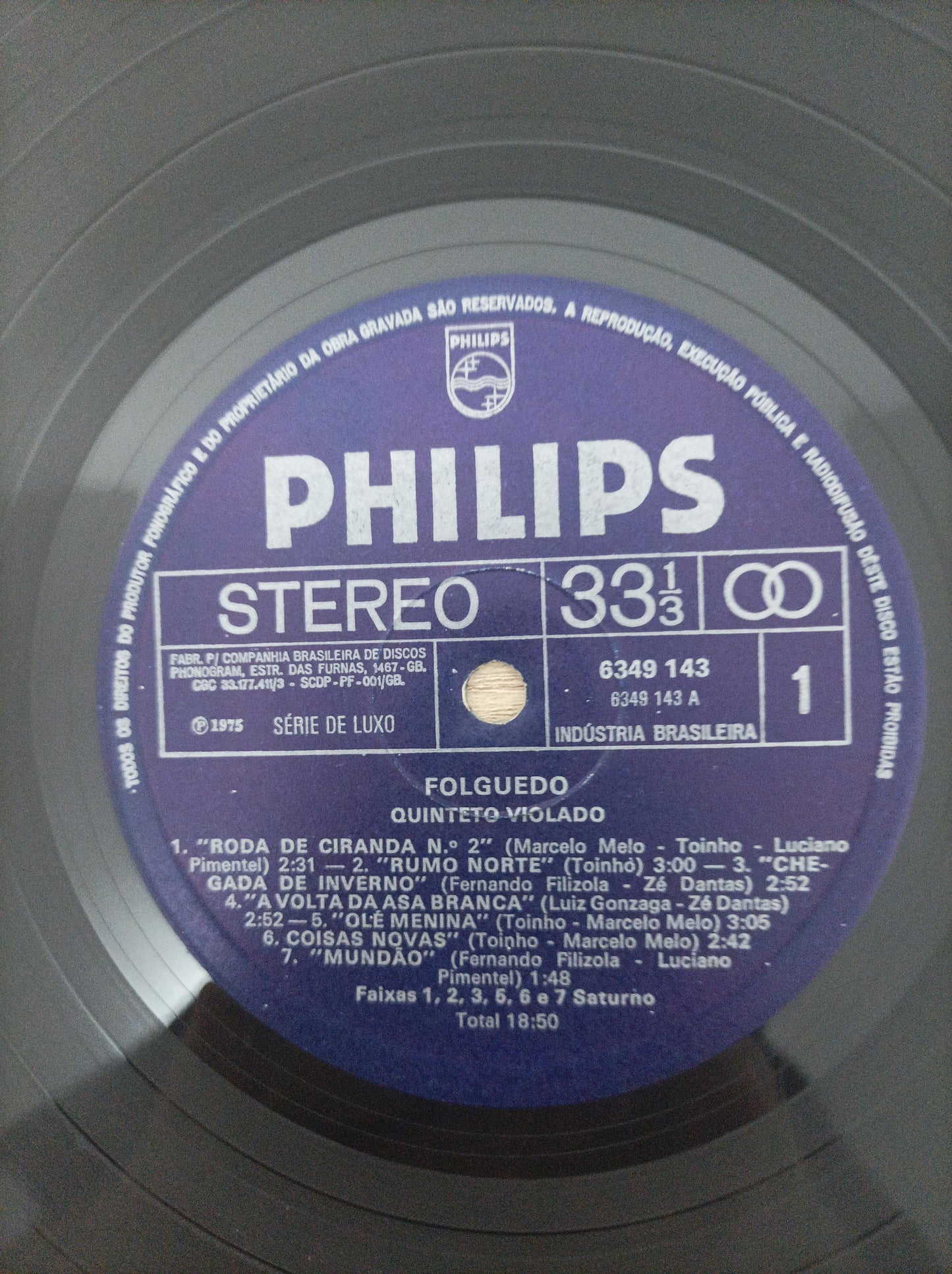 Lp Vinil Quinteto Violado Folguedo